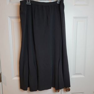 Dress Barn Black Godet Skirt Women's 18/20‎